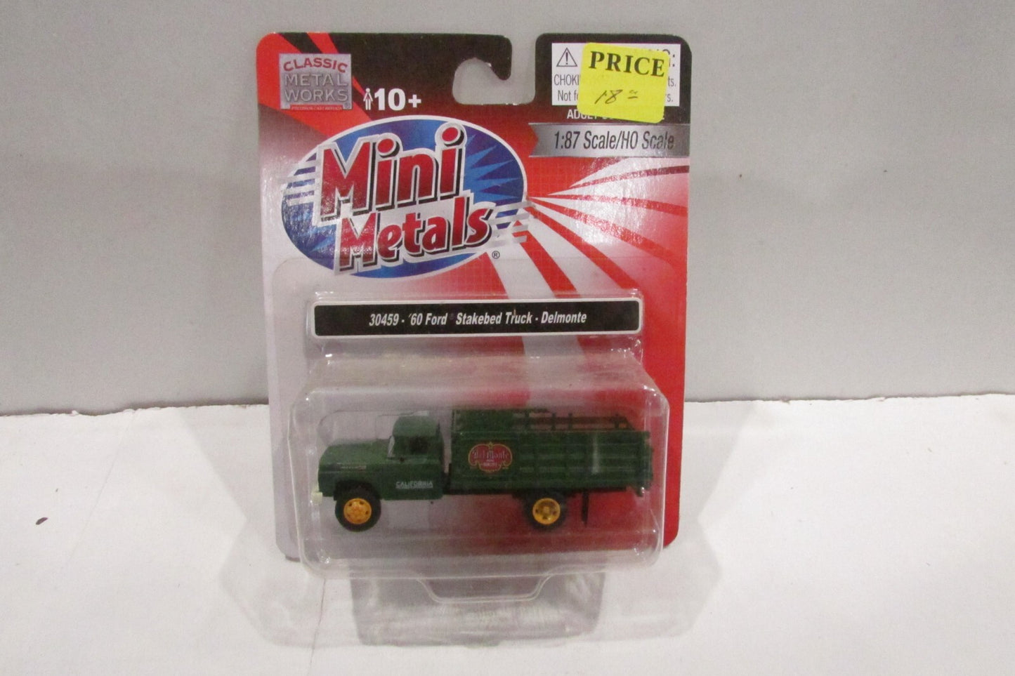 Ho Scale/1:87 Sscale Classic Metal Work 30459 60' Ford Stakebed Truck Delmonte