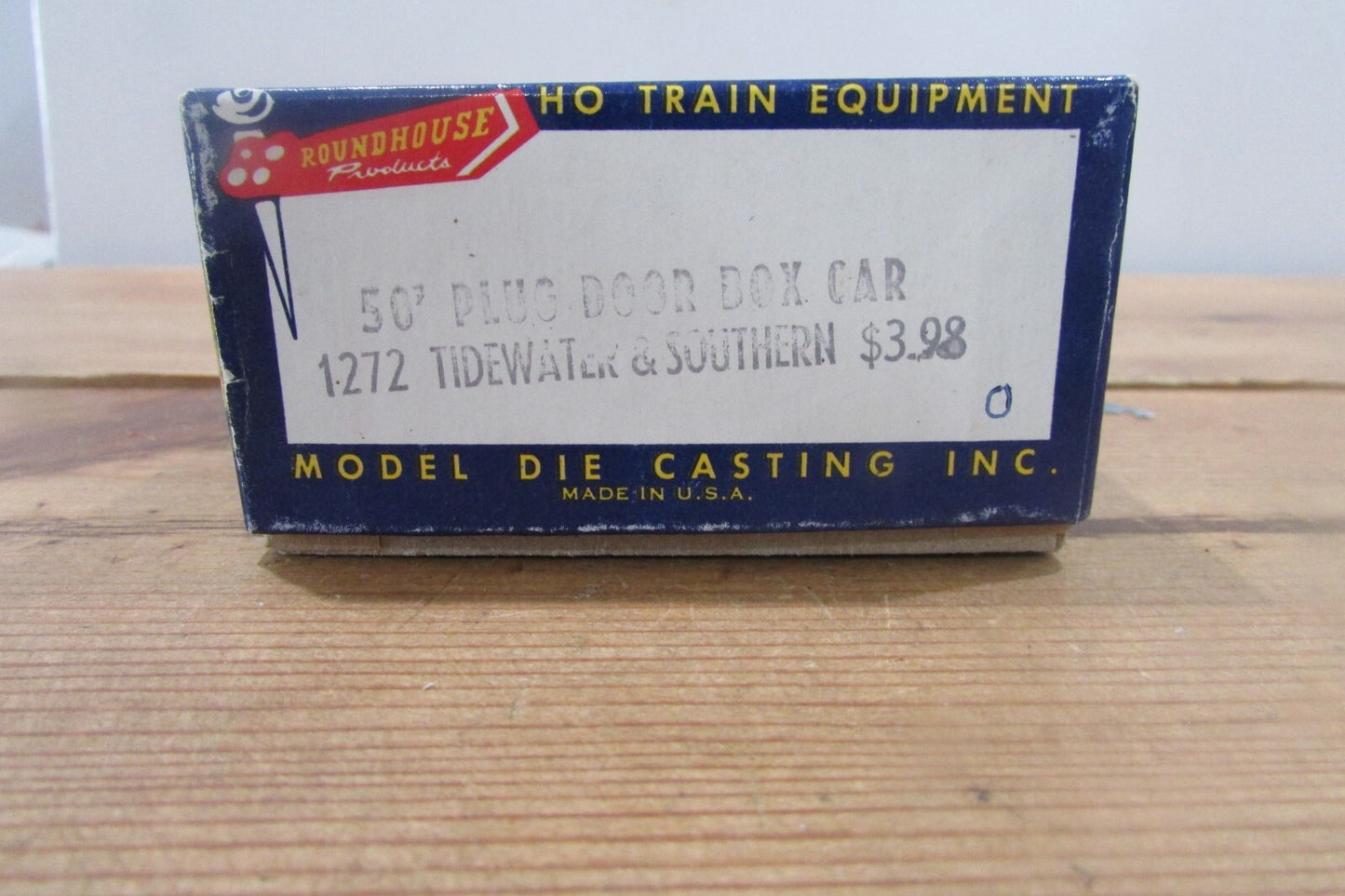HO Scale RoundHouse 1272 50' Plug Door Box Car Tidewater & Southern RH4353