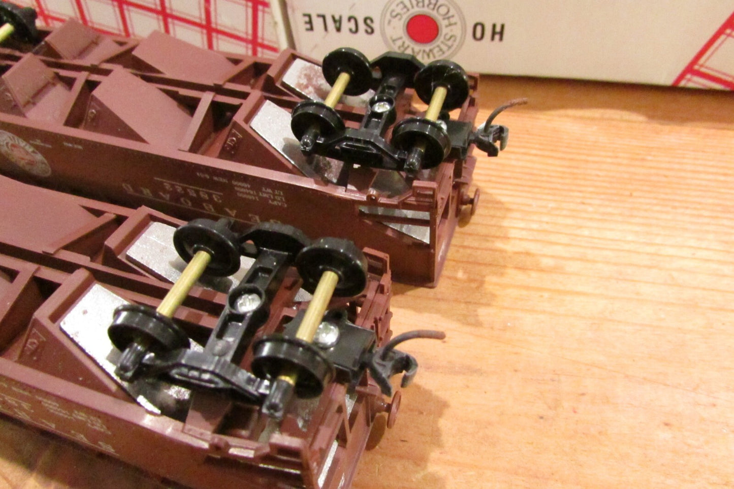 Ho Scale Steward Hobbies (6)Off Set 70Ton 9Panel Triple Hopper Seaboard Lot#3359