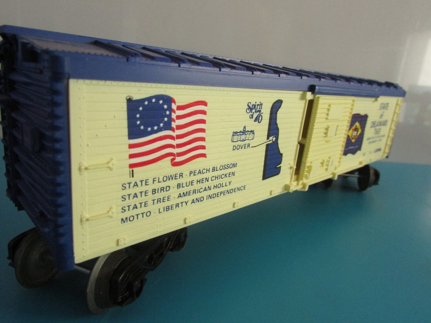 O SCALE 6-7601 Lionel Delaware Box Car "Spirit of' 76" Lot#0795