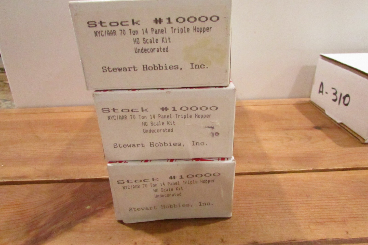 Ho Scale Steward Hobbies (3) 70Ton 14Panel Tiple Hopper Kit NYC Lot#3360