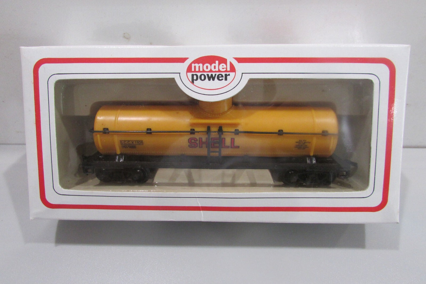 HO Scale Model Power 8103 Shell 40' Chemical Tank Car Lot#4258