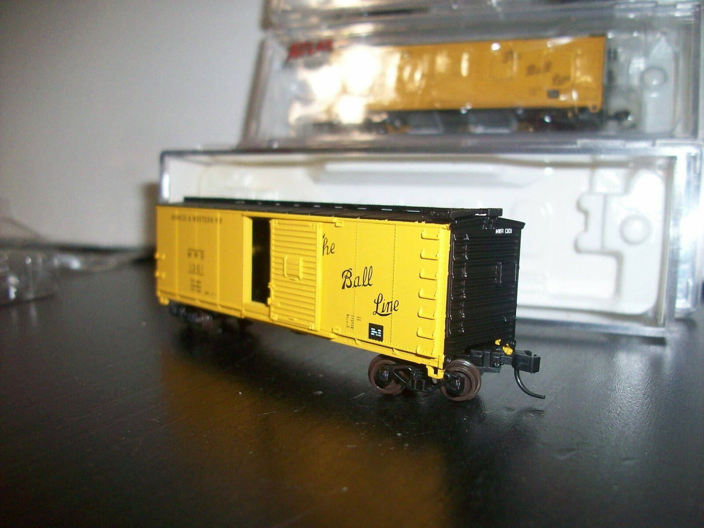 N Scale Atlas N11 USRA Steel Rebuilt Box Car Muncie & Western(4 Cars)