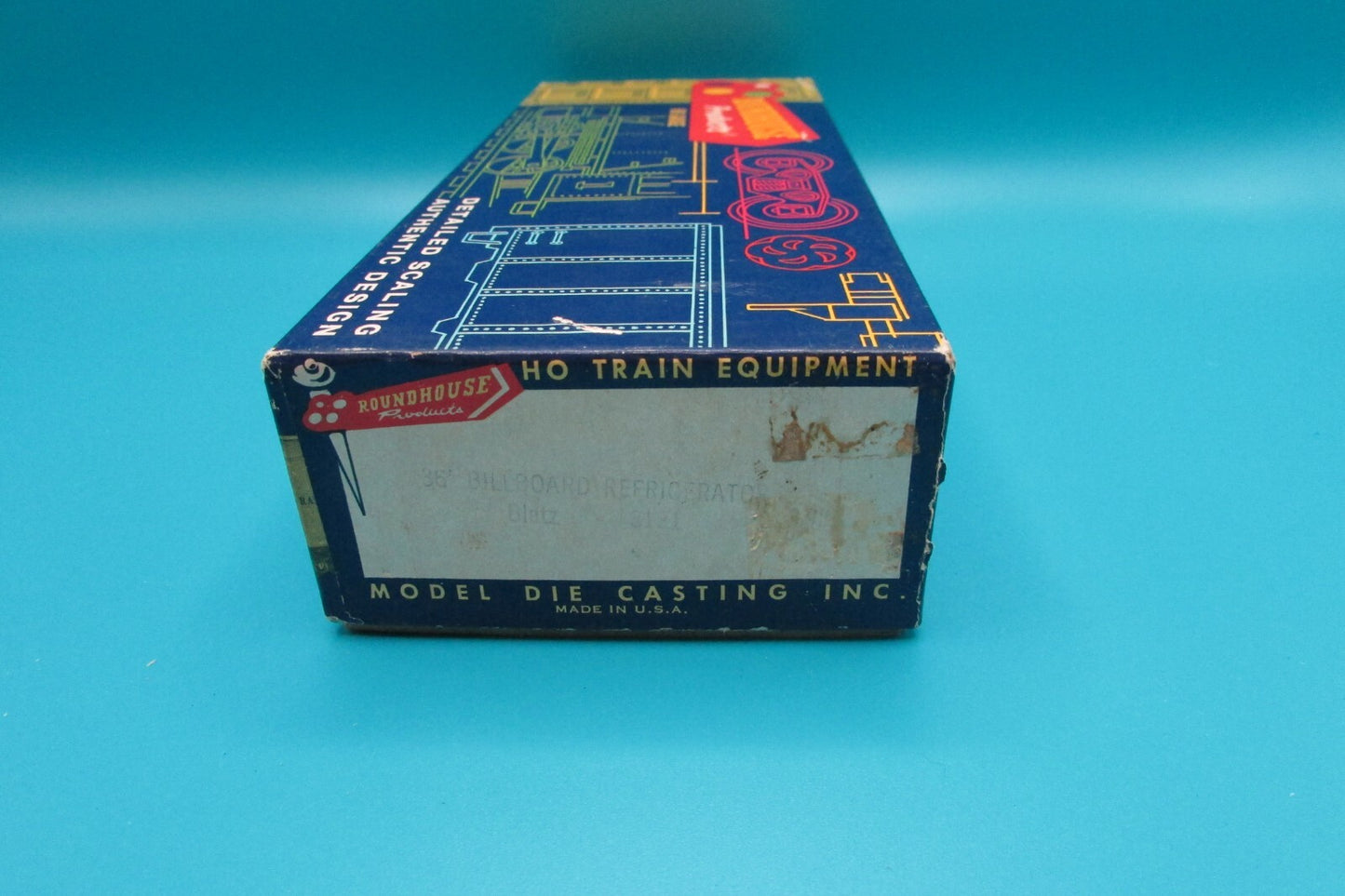 HO Scale Roundhouse 36' Billboard Reefer Old Heidelberg Blatz Brewing Lot#4516
