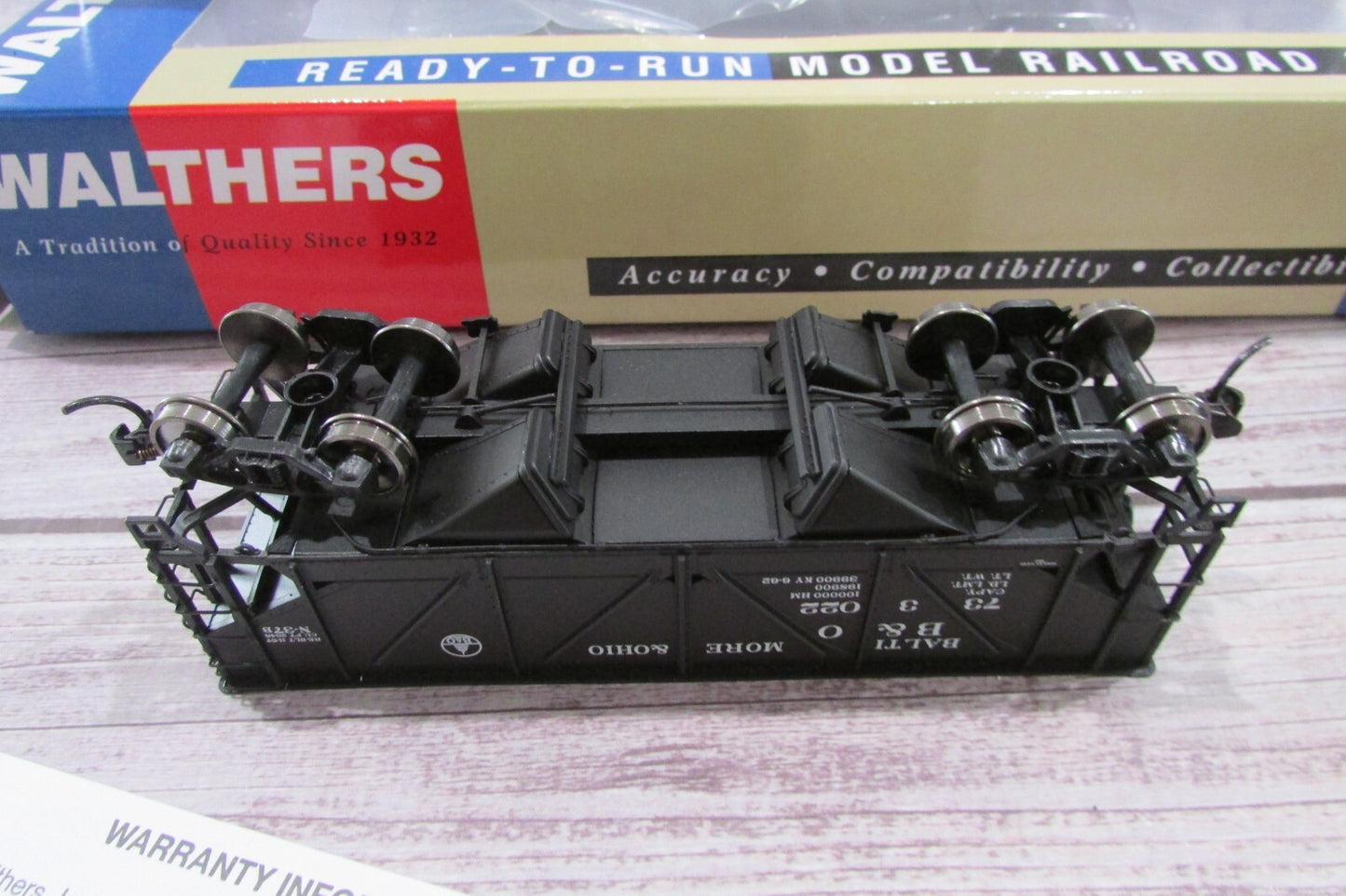HO Scale Walthers (3) 2Bay Open Hopper Baltimore & Ohio (B&O) Lot#3016