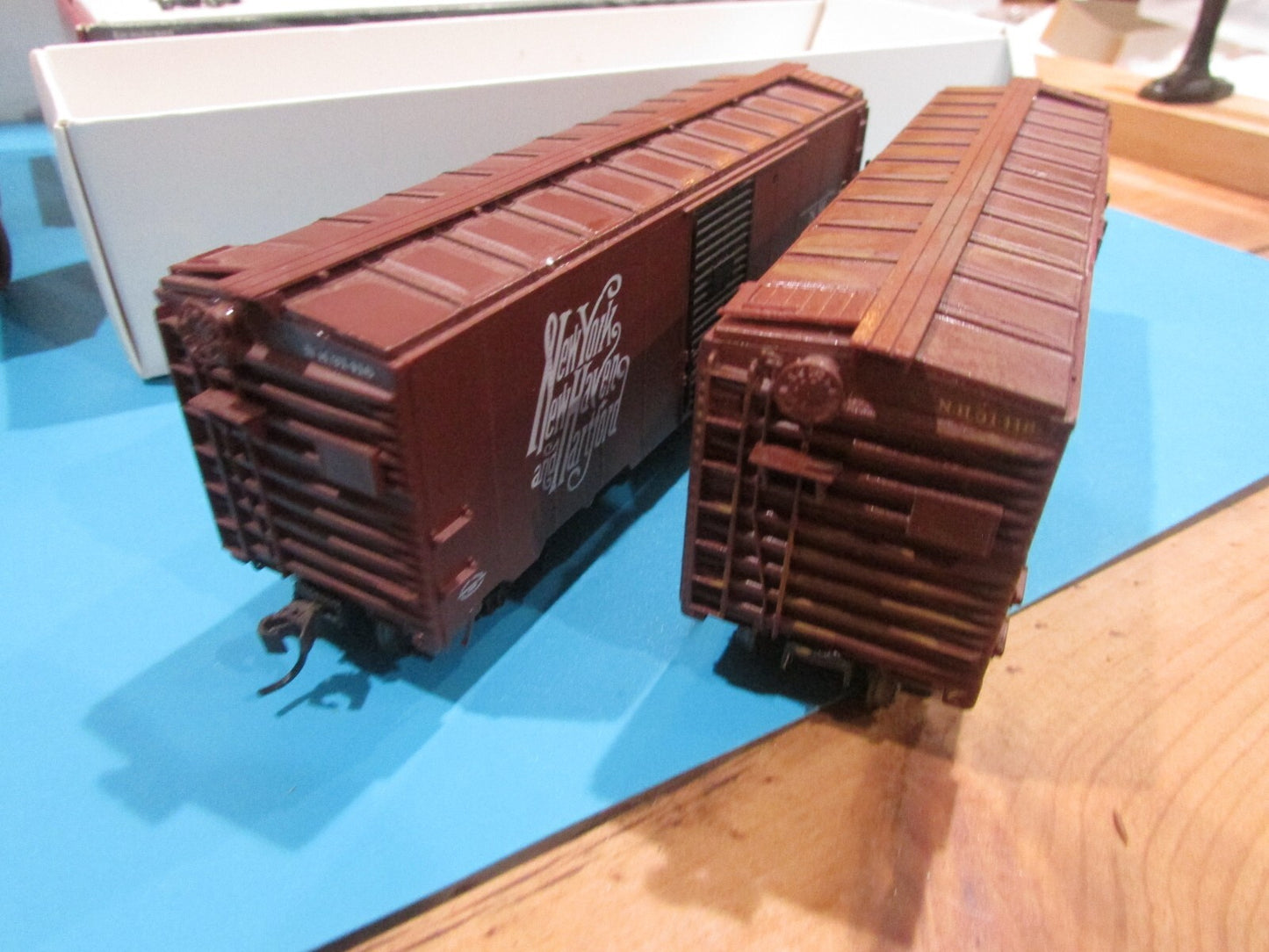 HO Scale Branchline Trains (4) Assorted AAR 40' BoxCar Lot#1960