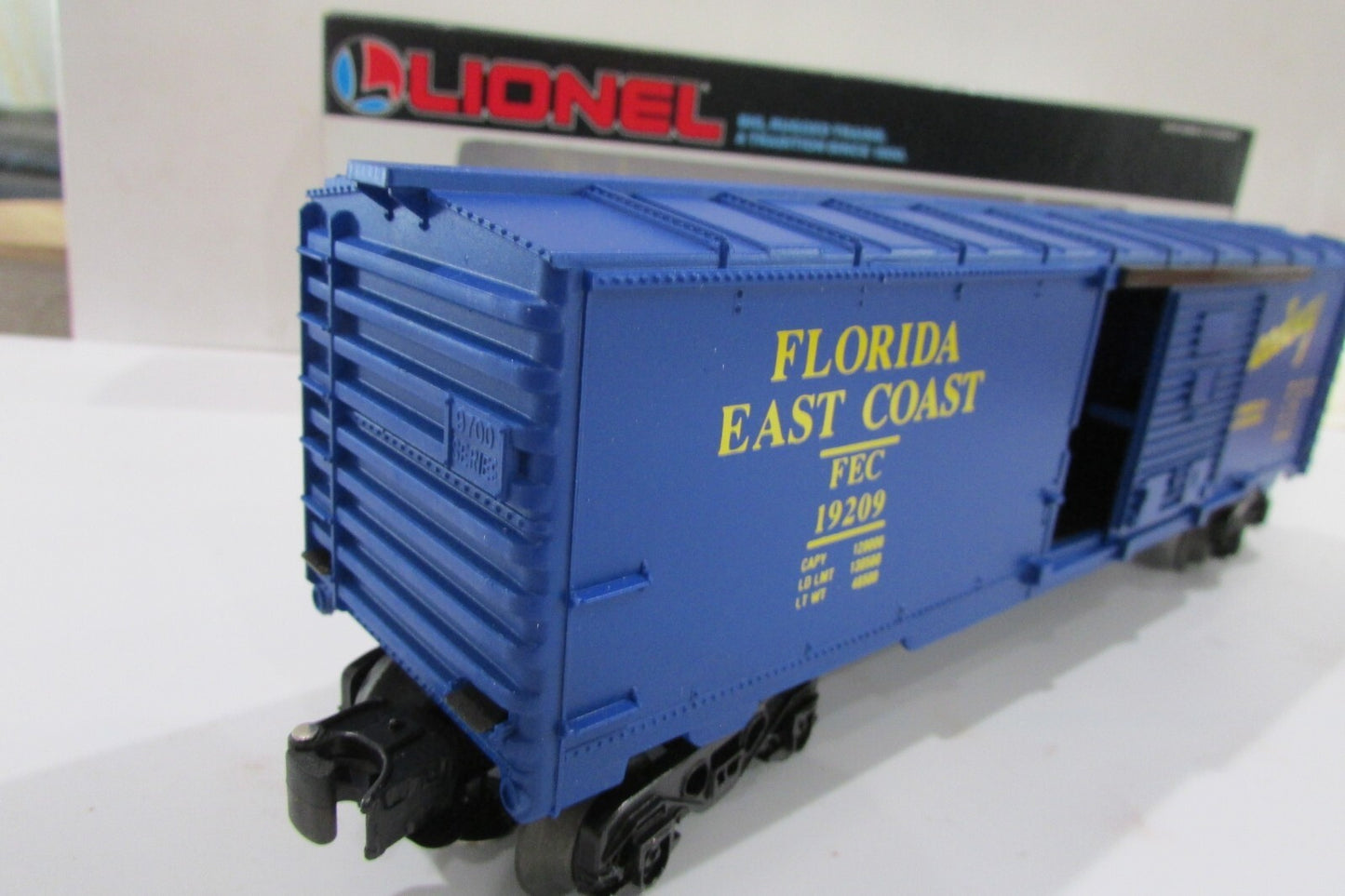 O Gauge Lionel 6-19209 Florida East Coast Boxcar LN/Box Lot#2821