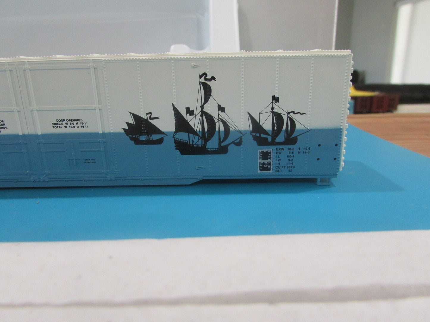 HO Scale Con-Cor 60ft PD Boxcar Columbus 500th Anniv. Special Run Lot#1802