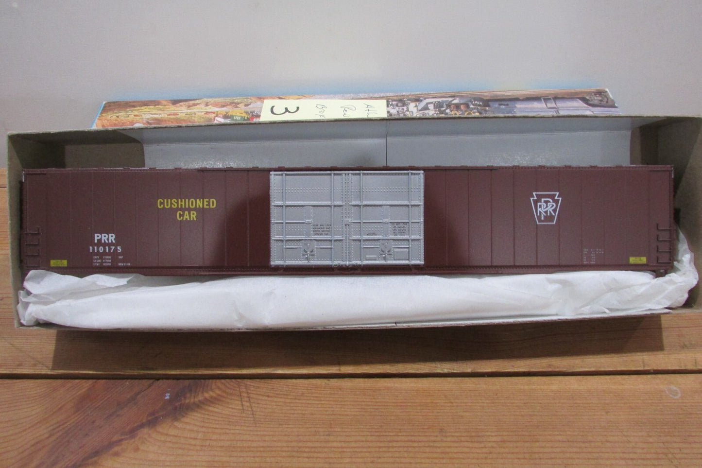 HO Scale Athearn 1970 86ft Hi Cube Box Car "Pennsylvania" Lot#3885