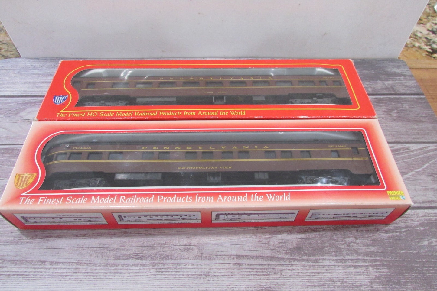 HO Scale IHC (2)Pennsulvania Assorted Passenger Cars Lot#2964