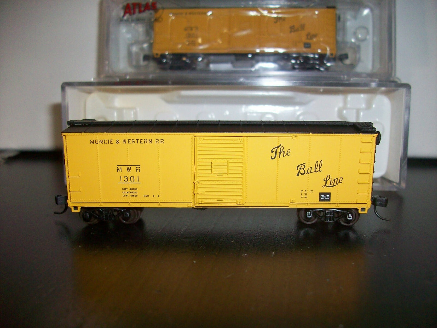 N Scale Atlas N11 USRA Steel Rebuilt Box Car Muncie & Western(4 Cars)