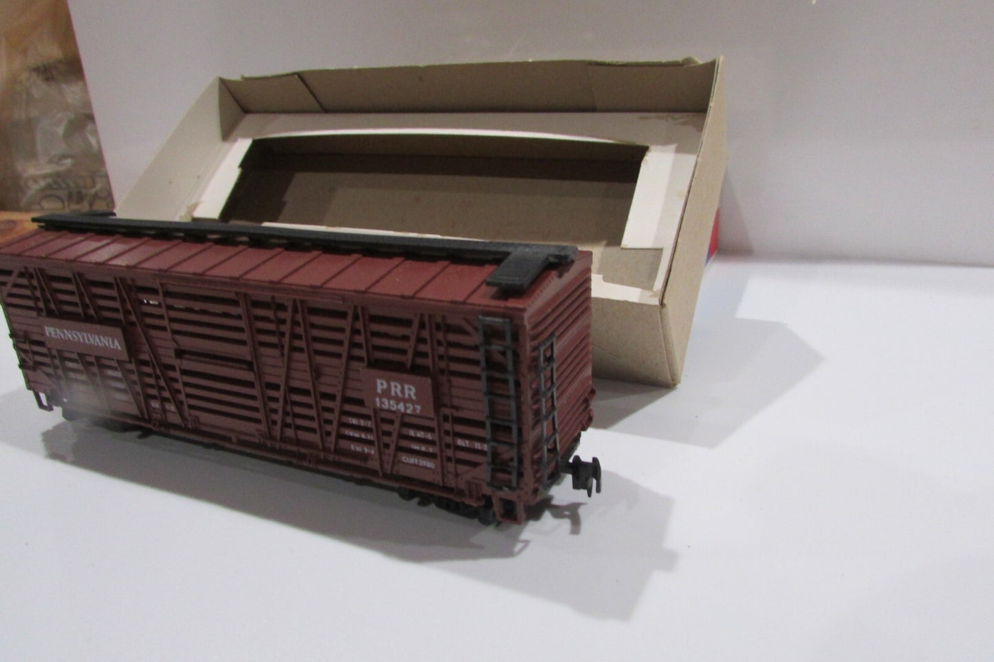 HO Scale Model Power Pennsylvania Cattle Car# PRR 135427 Lot#0373