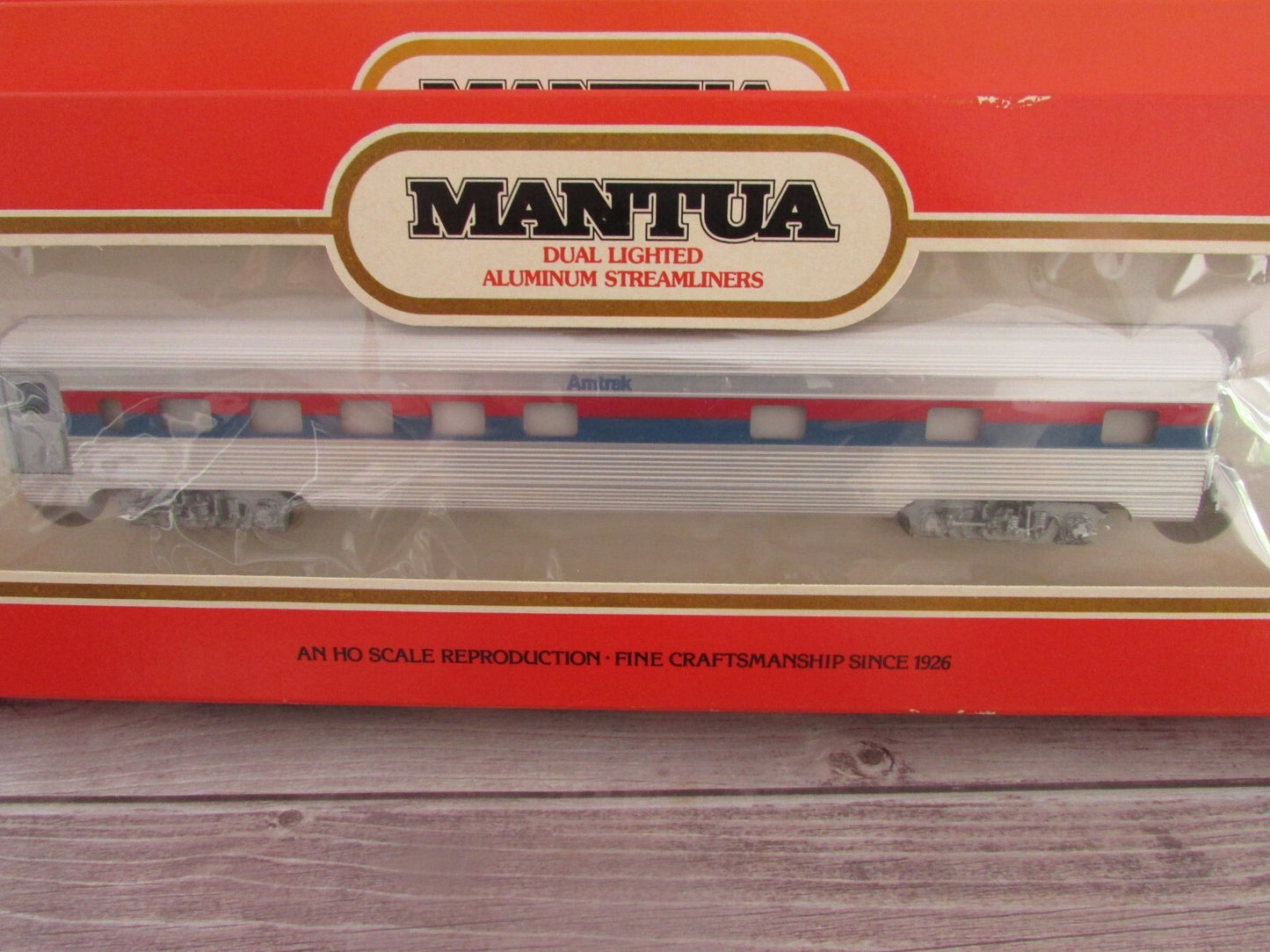 HO Scale Mantua (3) Assorted Amtrak Aluminum Streamliners Passenger Car Lot#2806