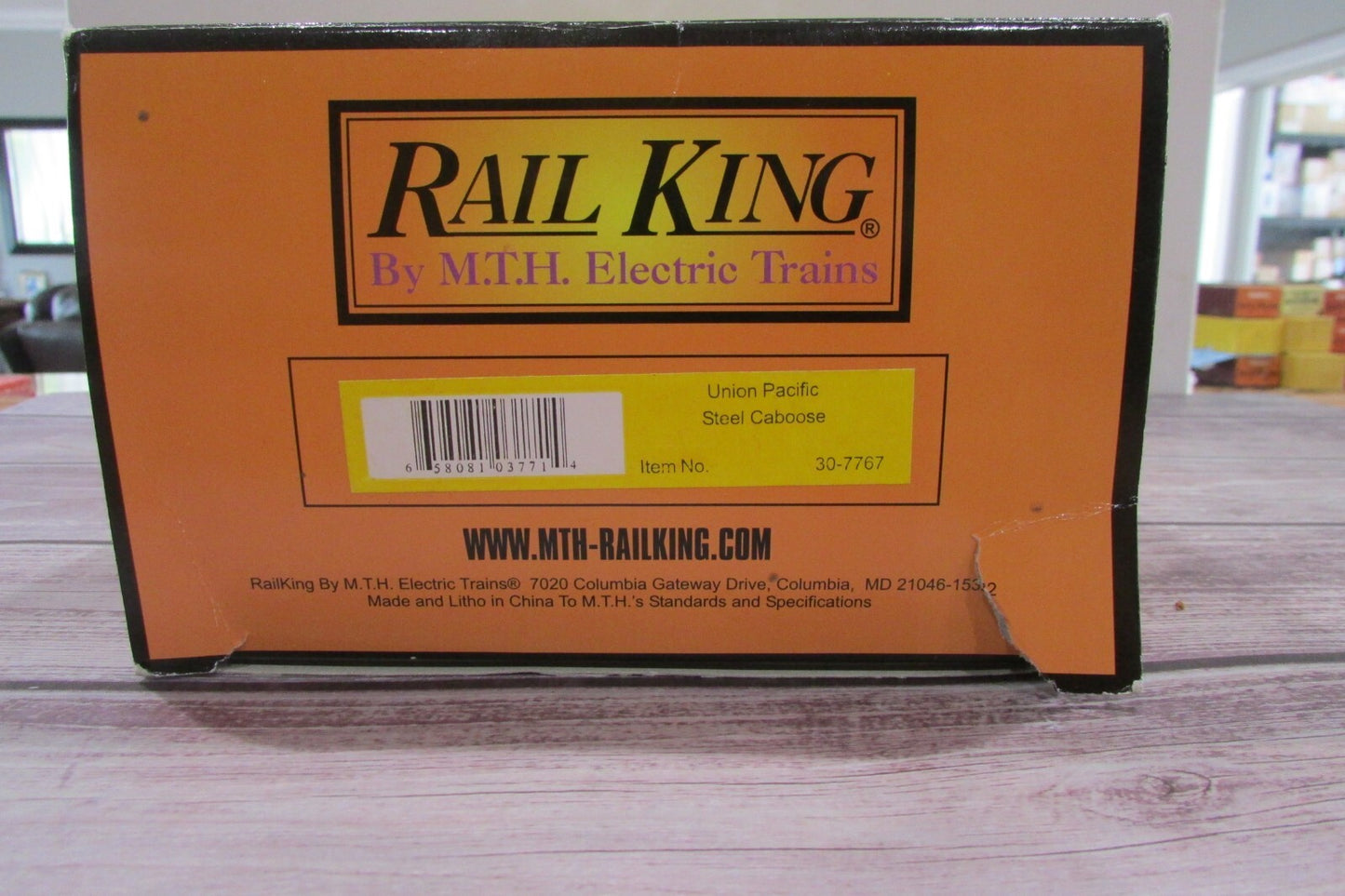 O Scale MTH 30-7767 Union Pacific Steel Caboose Lot#2994