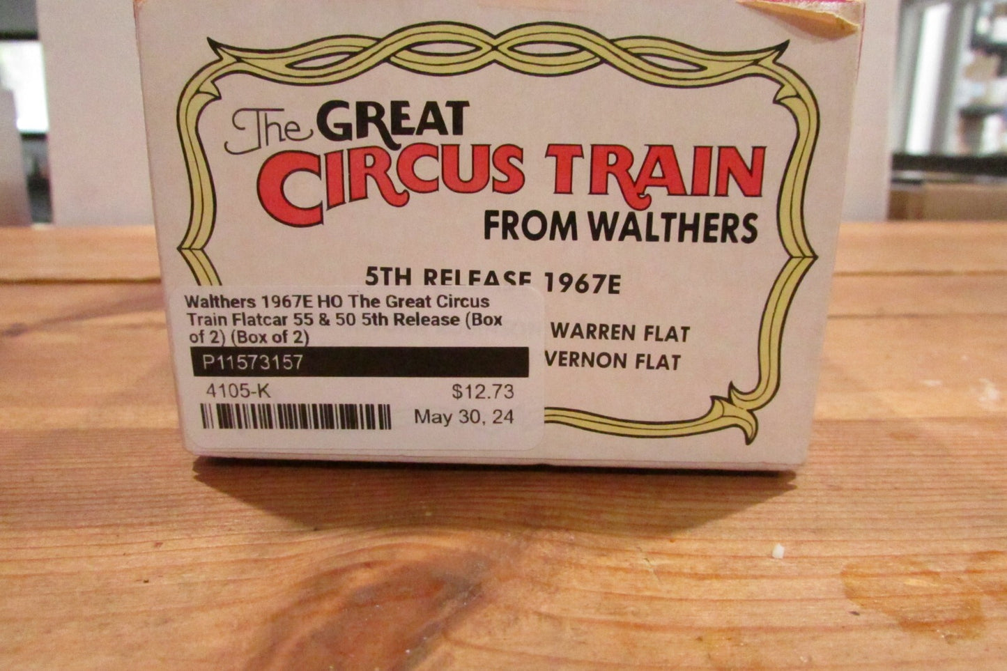HO Scale Walthers 1967F The Great Circus Train Flat Car (Box of 2) Lot#3354