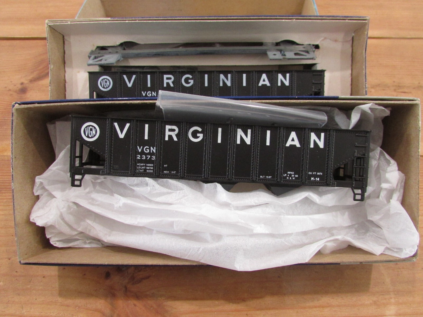 HO Scale Athearn & Rondhouse (3) Asssorted Freight Cars Kits Virginia Lot#1650