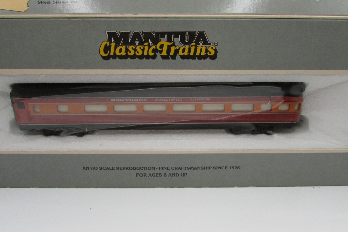 Ho Scale Mantua Classic Trains (7) Passenger Car Southern Pacific Lot#4694