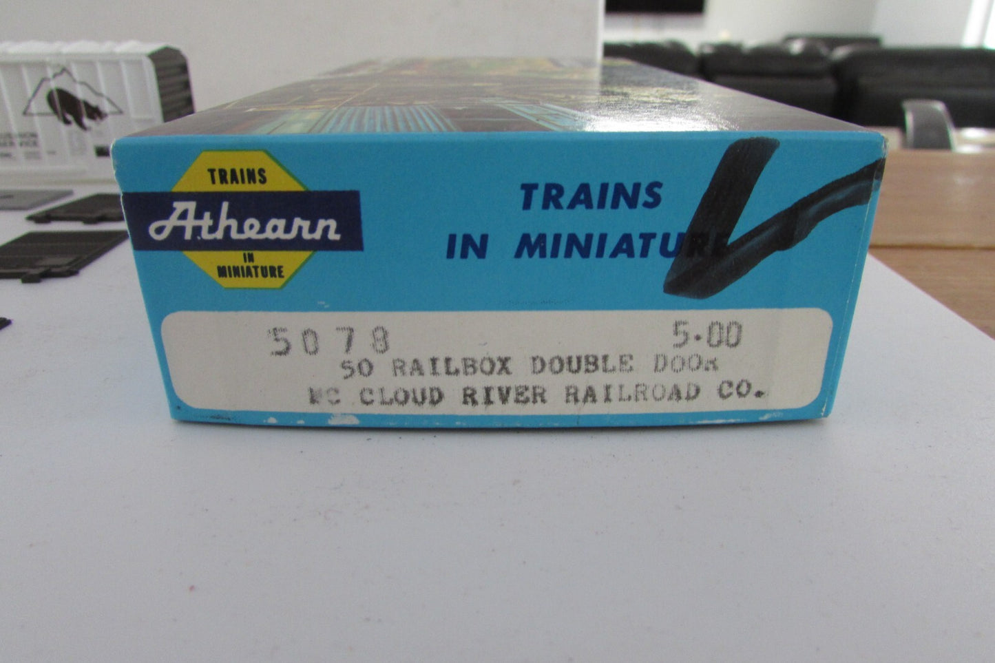 HO Scale Athearn 5078 50ft Railbox Double Door Mc Cloud River Railroad Corp,