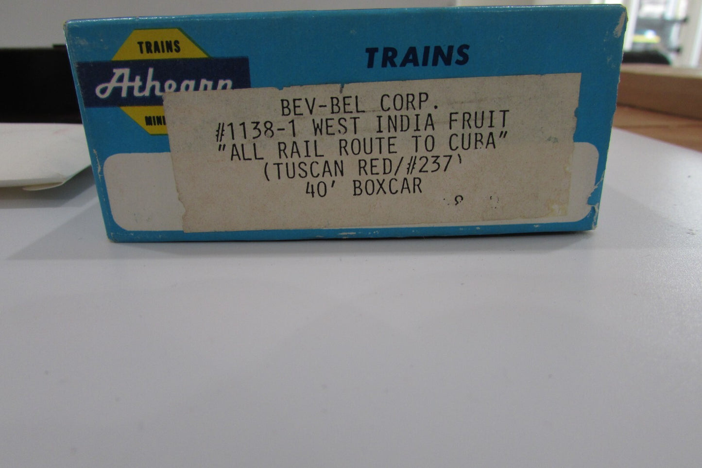 HO Scale Athearn 1138-1 West Indian Fruit 40' Box Car