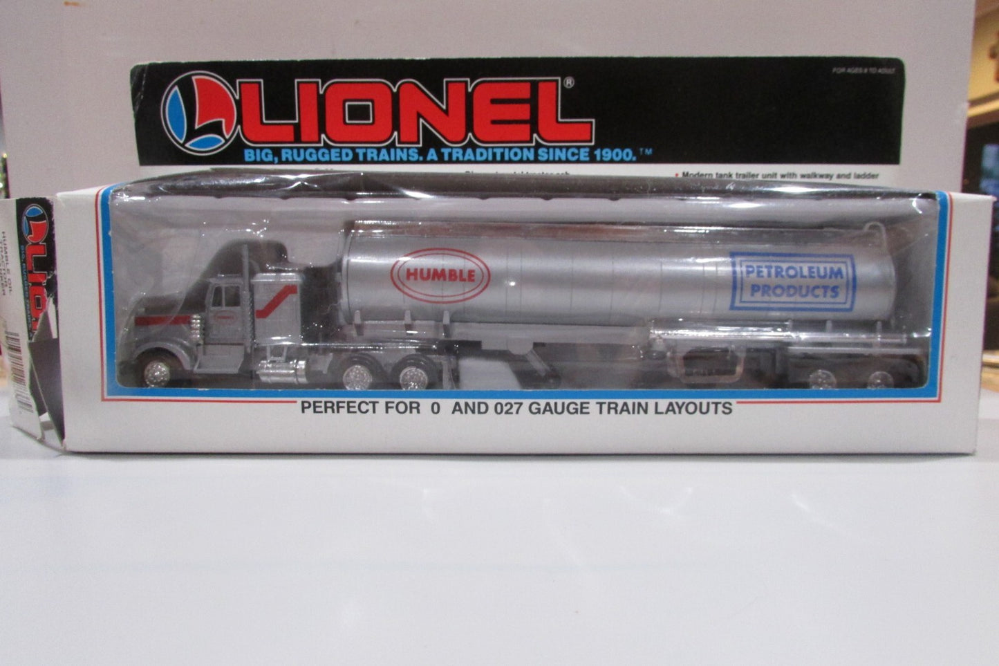 O Scale Lionel 6-12837 Humble Oil Tractor & Tanker Lot#0530
