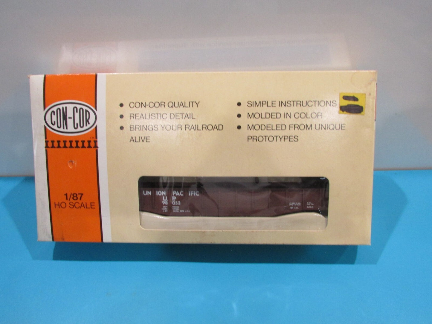 HO Scale Con-Cor Union Pacific Gondola Car Kit Lot#1166