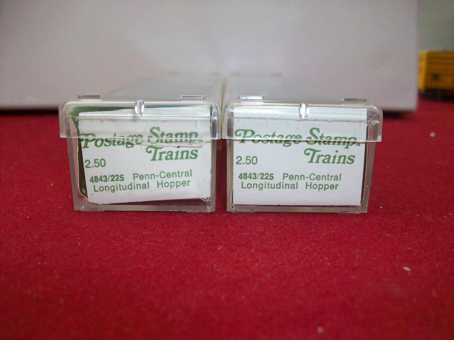 N Scale Aurora 4843 Longitudinal Hopper "Penn Central"
