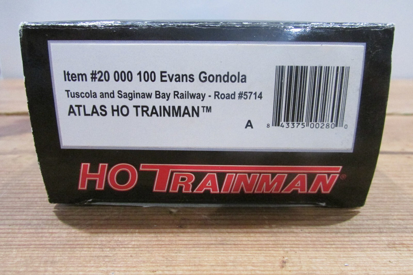 HO Scale Atlas Trainman 20-000-100 52' Evans Gondola A4908
