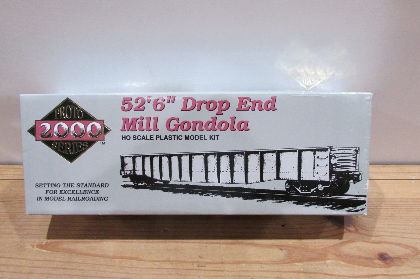 HO Scale Proto 2000 52' Drop End Mill Gondola CB&Q #82179 Lot#3963