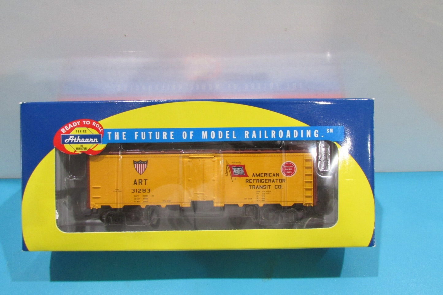 Ho Scale Athearn 71323 American Refrigerator Transit 40 Steel Reefer Lot#2484