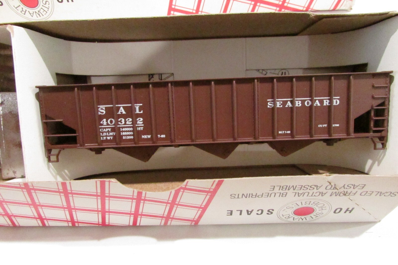 Ho Scale Steward Hobbies (5) 70Ton 14Panel Tiple Hopper Kit Seaboard Lot#3361