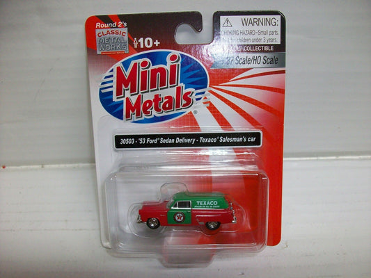 Ho Scale Classic Metal Works 53' Ford Sedan Delivery Texaco