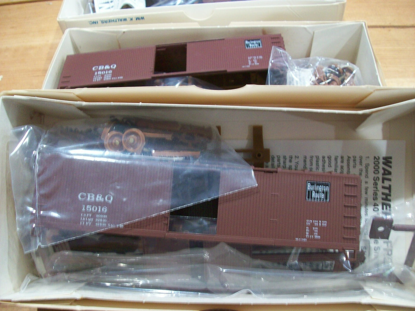 HO Scale Walthers (3) Assorted Freight Cars NEW KITS Lot#4071