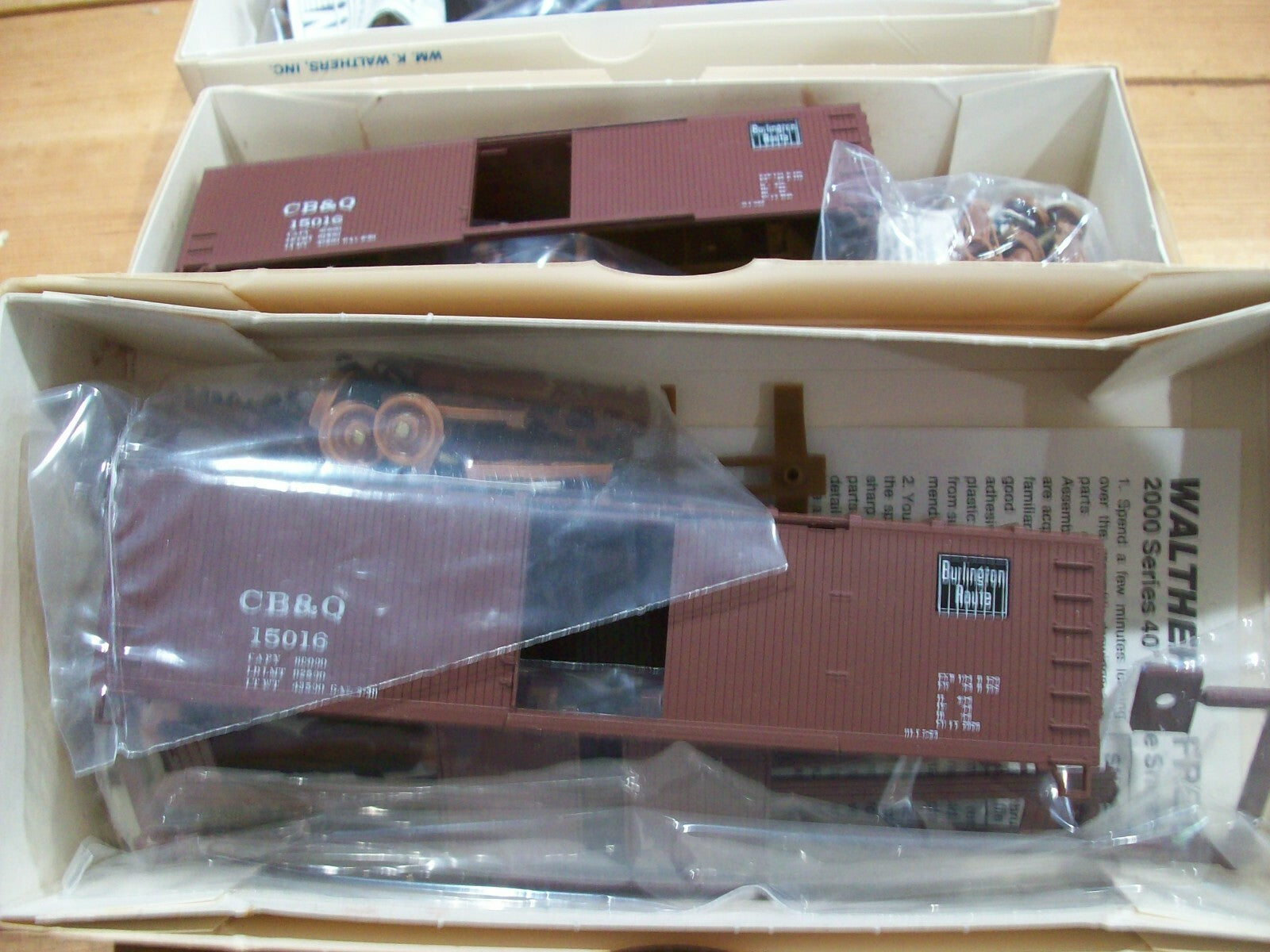 HO Scale Walthers (3) Assorted Freight Cars NEW KITS Lot#4071