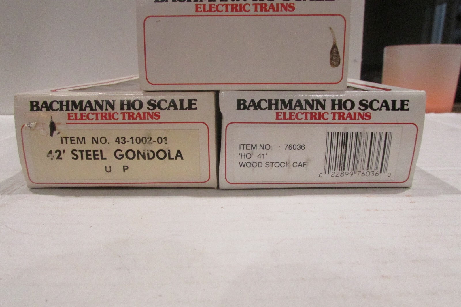Ho Scale Bachmann (3) Assorted Union Pacific Cars Lot#3429