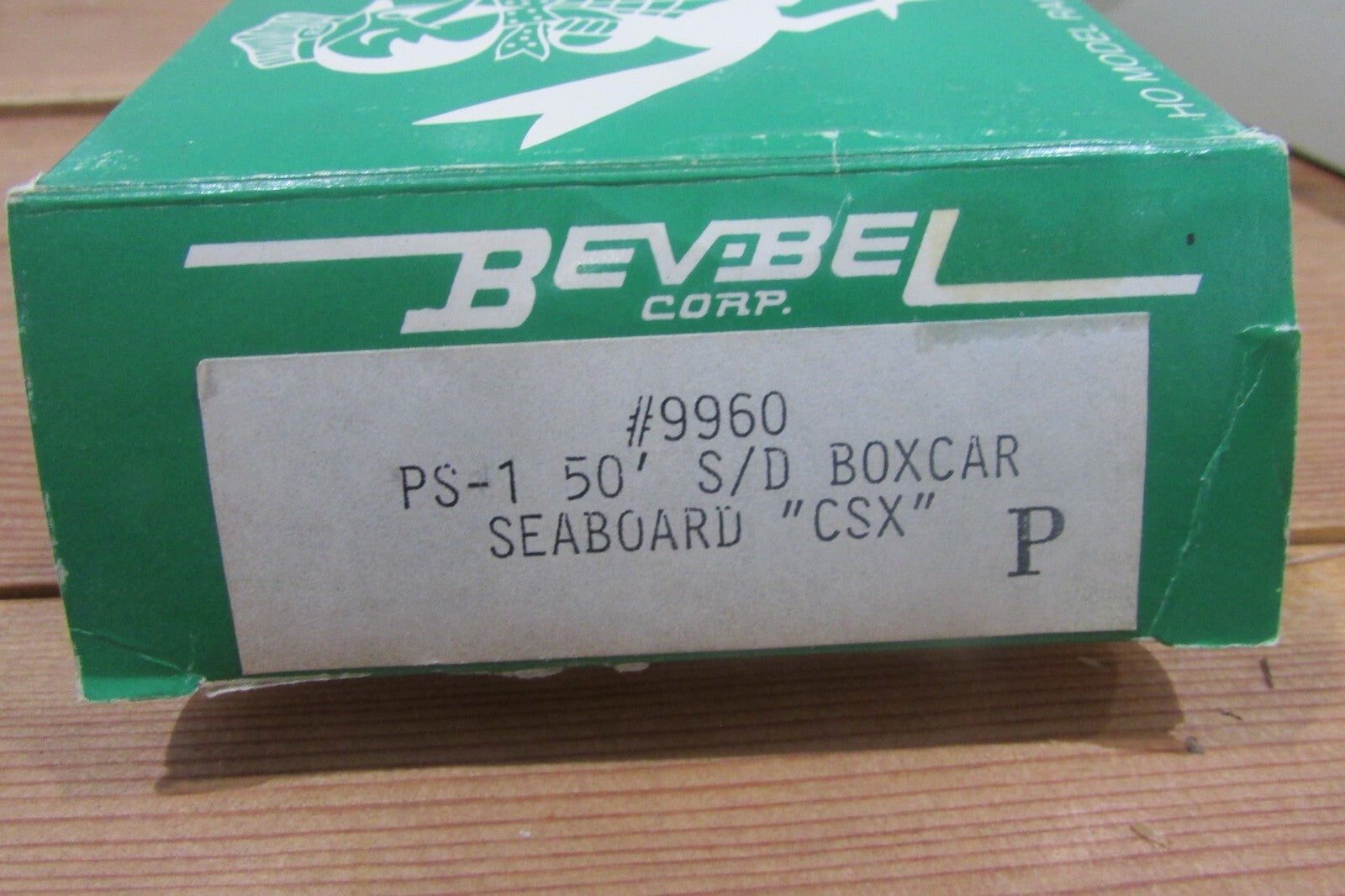 HO Scale Bev-Bel Corp #9960 PS-1 50' S/D Boxcar Seaboard "CSX" Kit Lot#4255