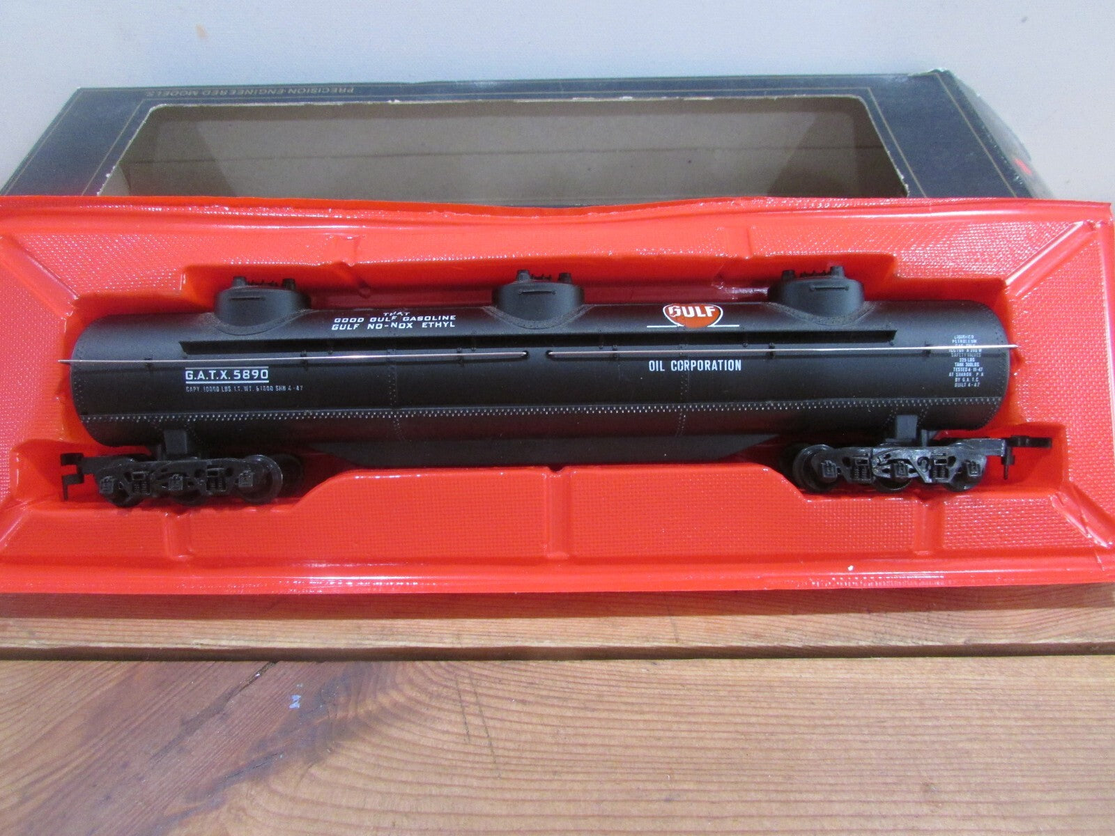 HO Scale Pemco 3451-034 60' Tank Car GULF Lot#3545
