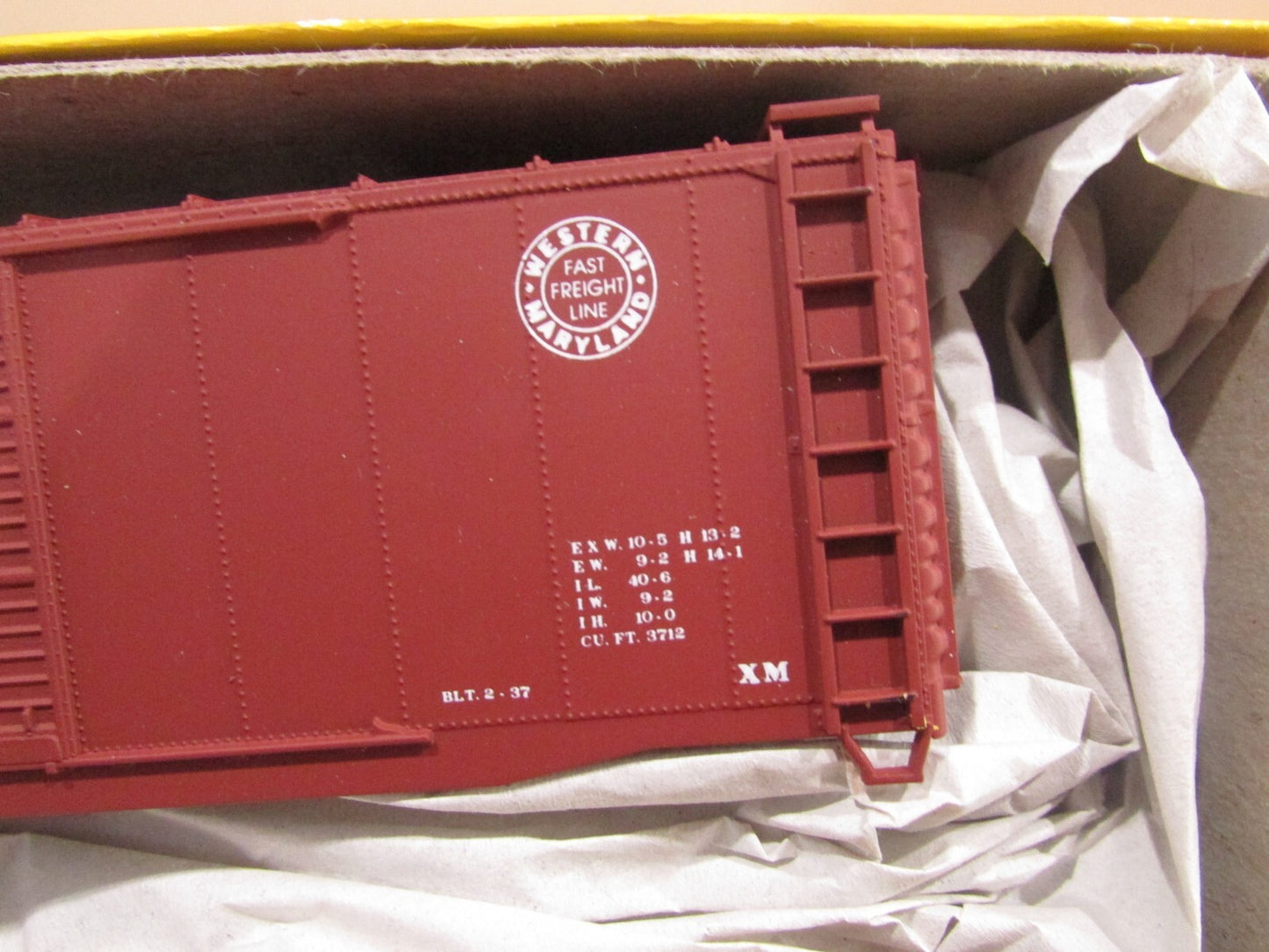 HO Scale Accurail 3023 (4)  40' DBL,DR Steel Box Car Lot#1982