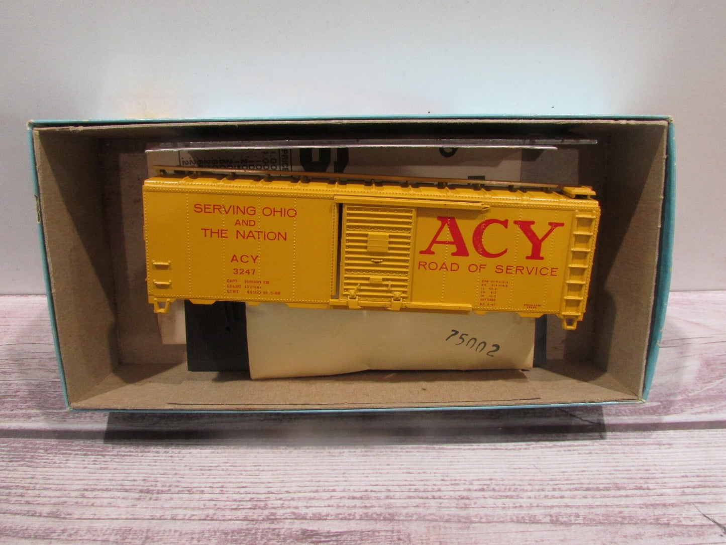 HO Scale Athearn 1212 40FT A.C.Y. 40ft Box Car #3247
