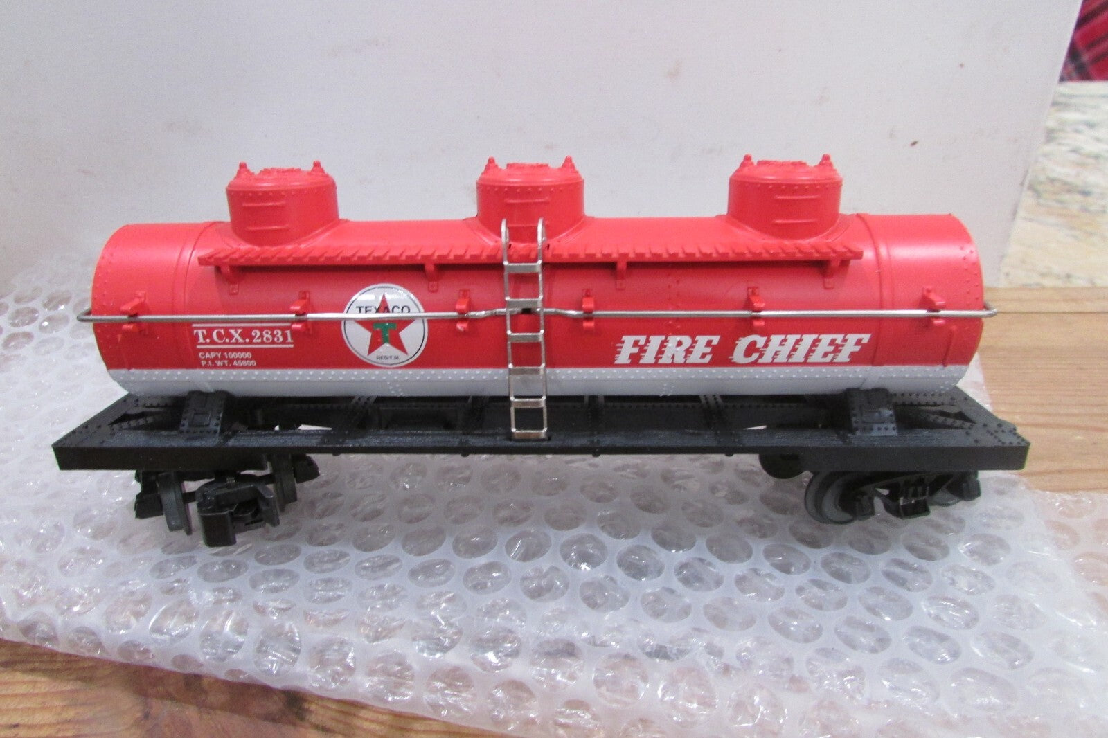 K-Line K511-015 S Gauge Texaco Tank Car Lot#3765