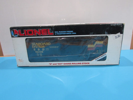 O Scale Lionel 6-19206 Seaboard System Box Car Lot#0756