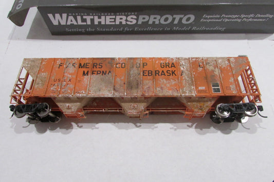 HO Scale Walthers  920-106109 58' Evans 4780 Cu ft 3Bay Covered Hopper Wal4878