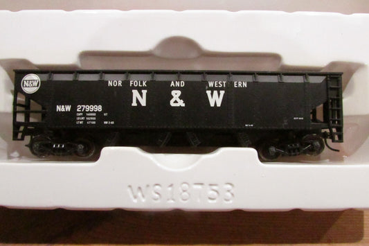 HO Scale Walthers 931-1655 Norfolk & Western Offset Quad Hopper RTR