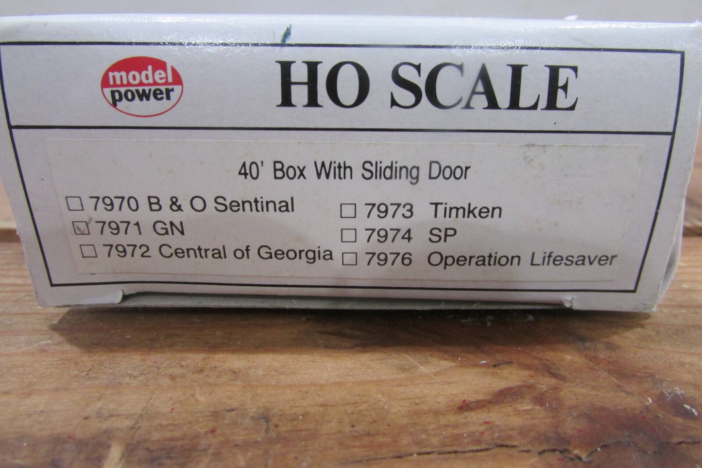 HO Scale Model Power 40' Box Car Great Northern Lot#3783