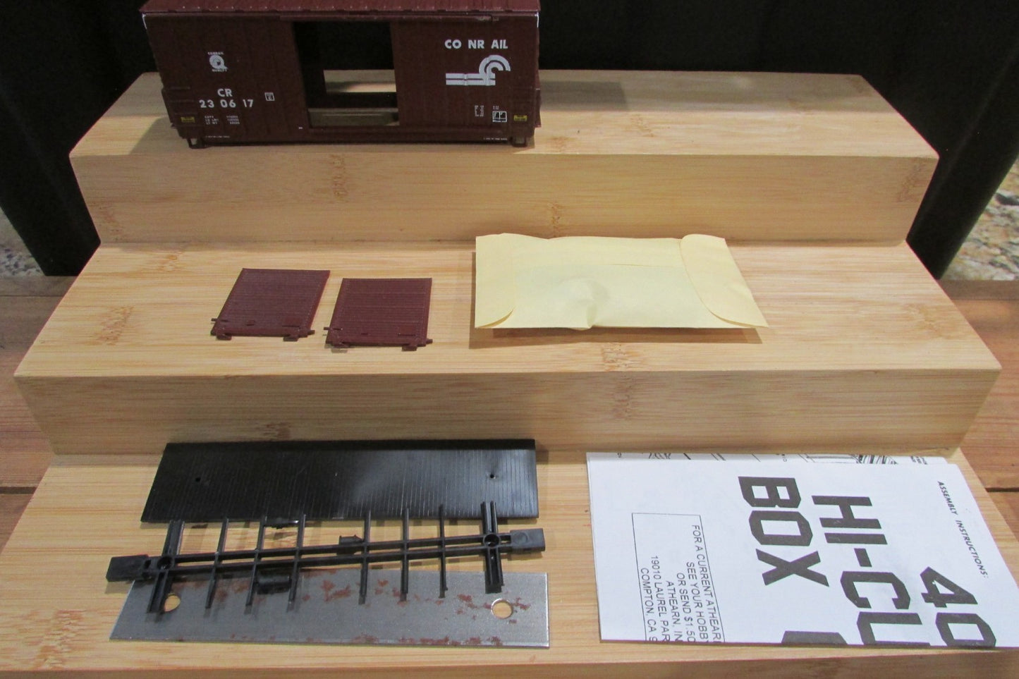 HO Scale Athearn 1959 40ft OB Hi-Cube Car Kit Conrail ATH5184