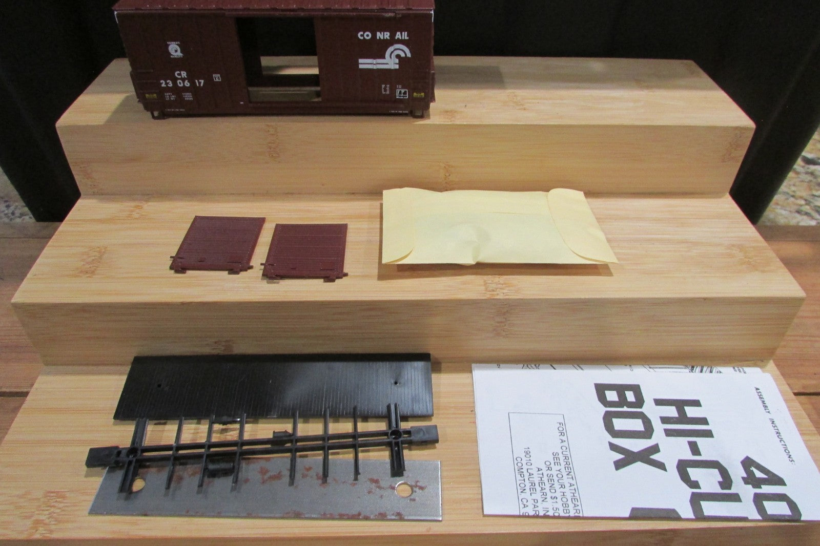 HO Scale Athearn 1959 40ft OB Hi-Cube Car Kit Conrail ATH5184