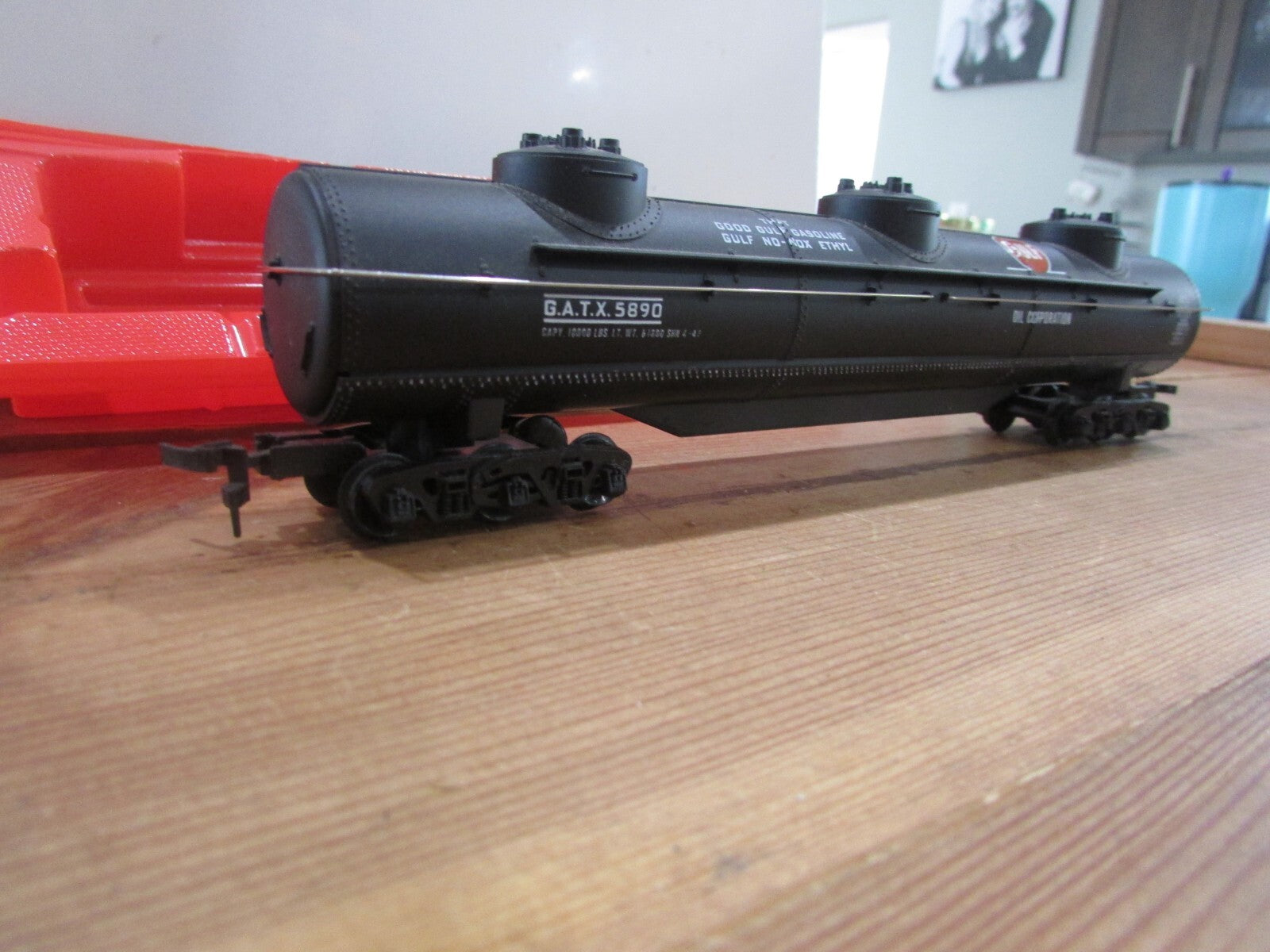 HO Scale Pemco 3451-034 60' Tank Car GULF Lot#3545
