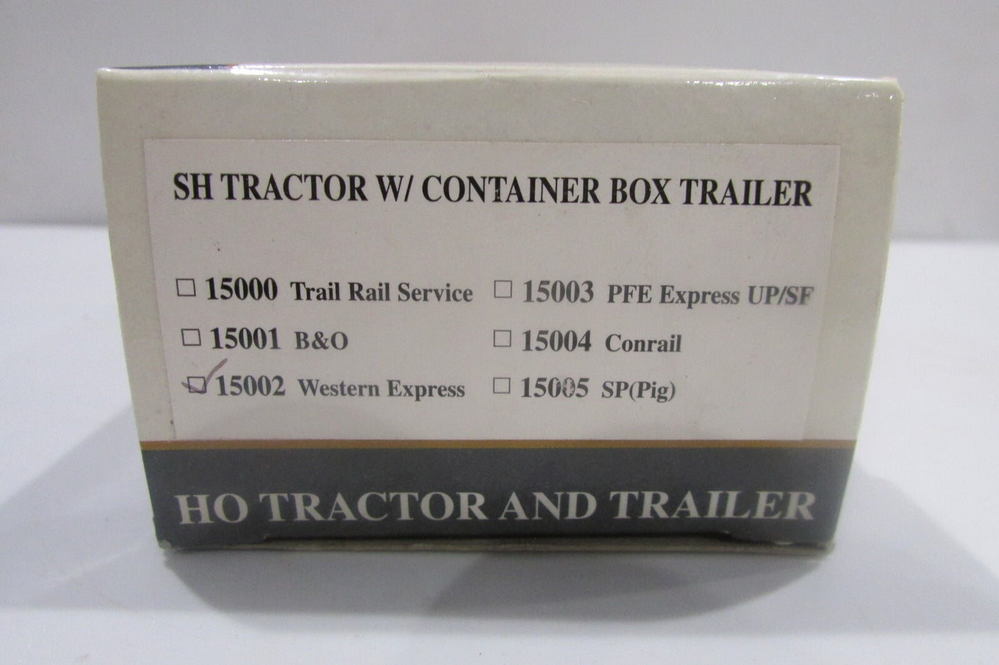HO Scale Model Power 15002 LH Tractor w/ STD Box Trailer Western Express