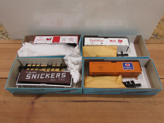 HO Scale Athearn (4) Asssorted Freight Cars Kits Lot#1649