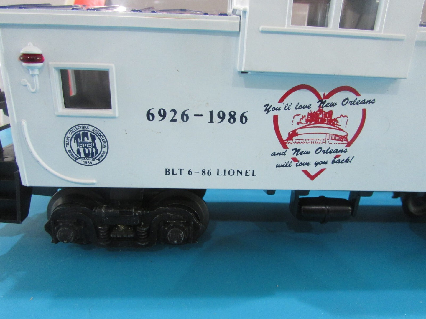 O Scale Lionel 6-6926  1986 T.C.A. Convention Caboose Car Lot#1671