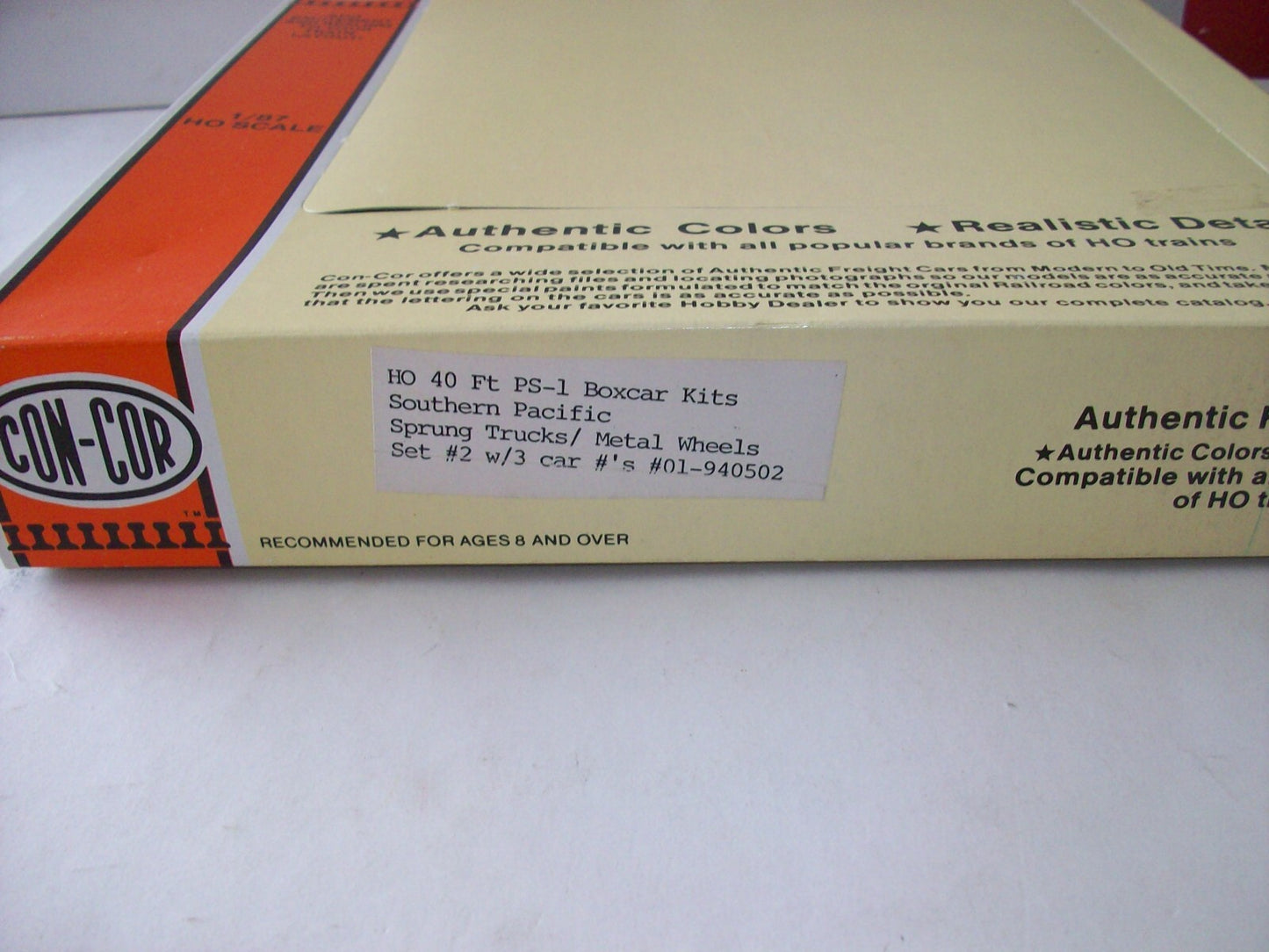 HO Scale  Con-Cor 40ft PS-1 Boxcar Kits Southern Pacific SET#2(3PACK) Lot#0483